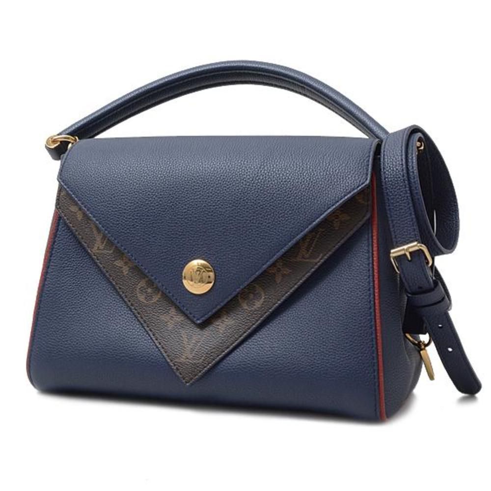 Louis Vuitton Double V Shoulder Monogram Navy Blue